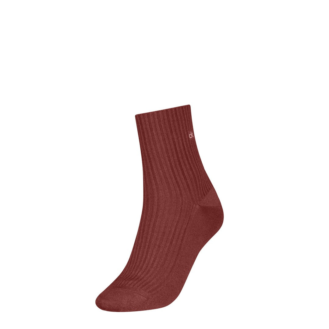 Calvin Klein Donna Short Sock 1P Lurex Rib