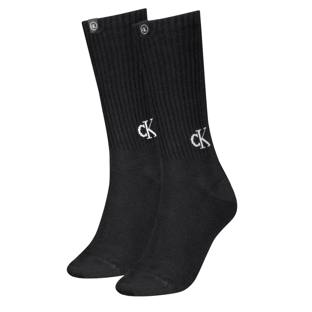 Calvin Klein Donna Sock 2P Logo Tab