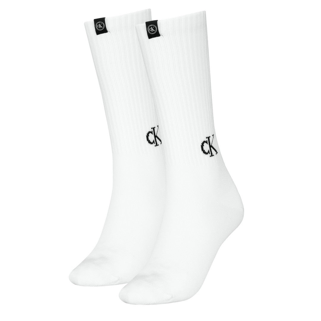 Calvin Klein Donna Sock 2P Logo Tab