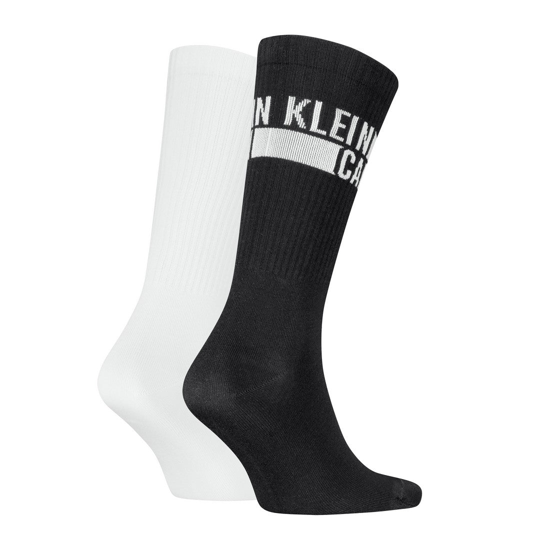 Calvin Klein Uomo Sock 2P Logo Stripe