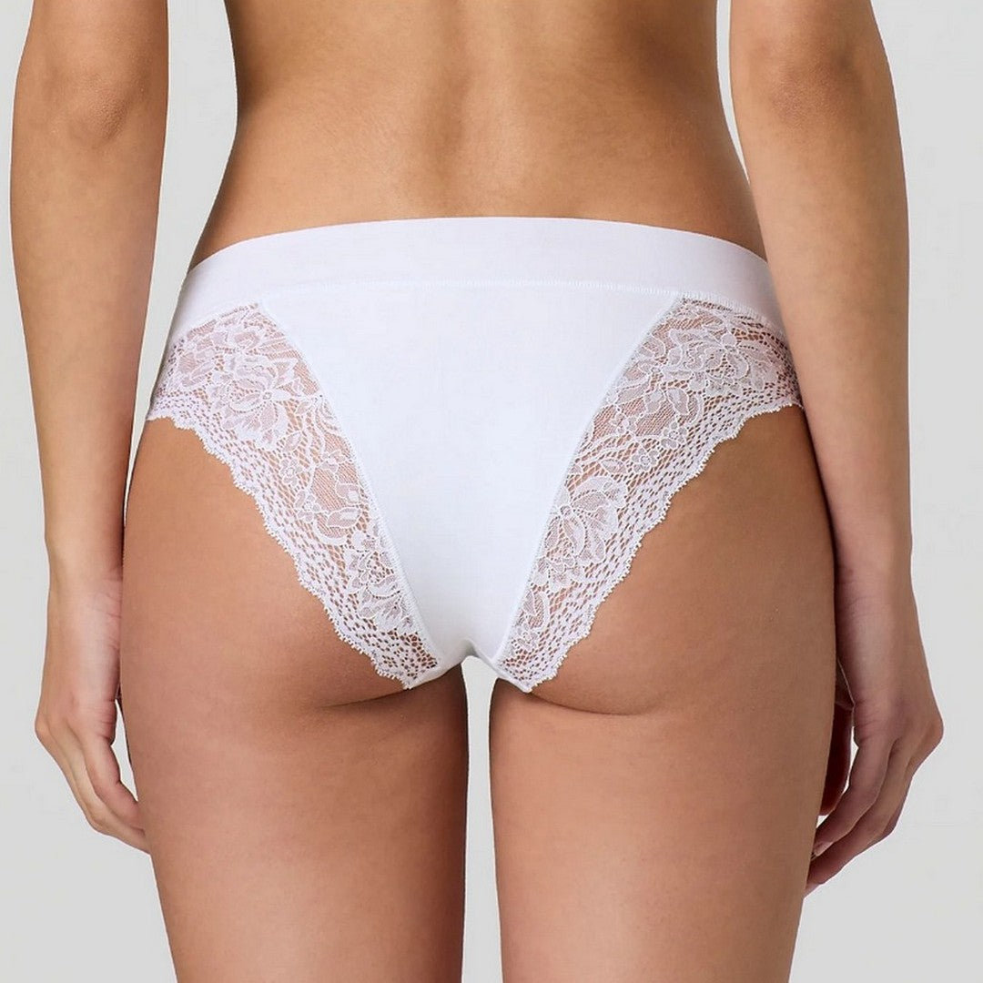 Jadea Slip Donna in Cotone Taglio Laser con Pizzo 8013
