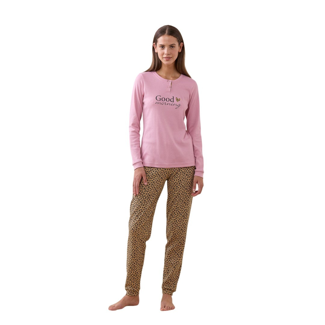 Noidinotte Pigiama Donna Caldo Cotone - FA009732
