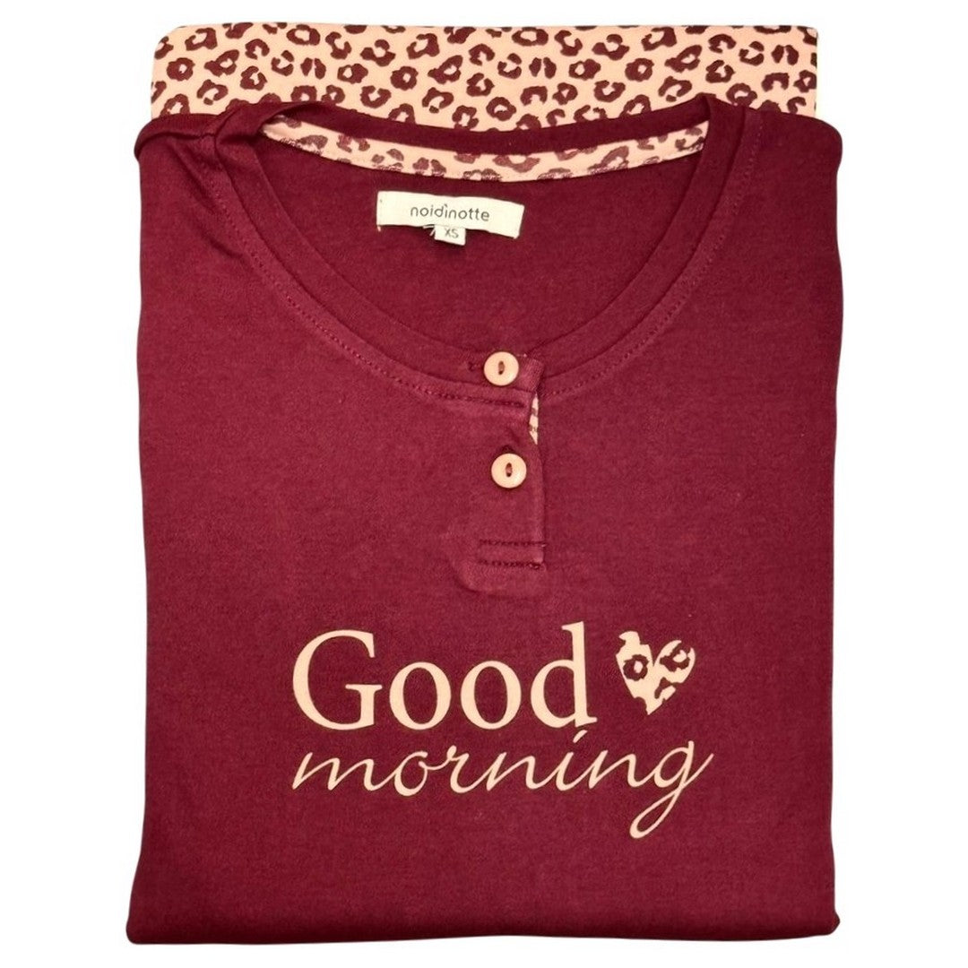 Noidinotte Pigiama Donna Caldo Cotone - FA009732