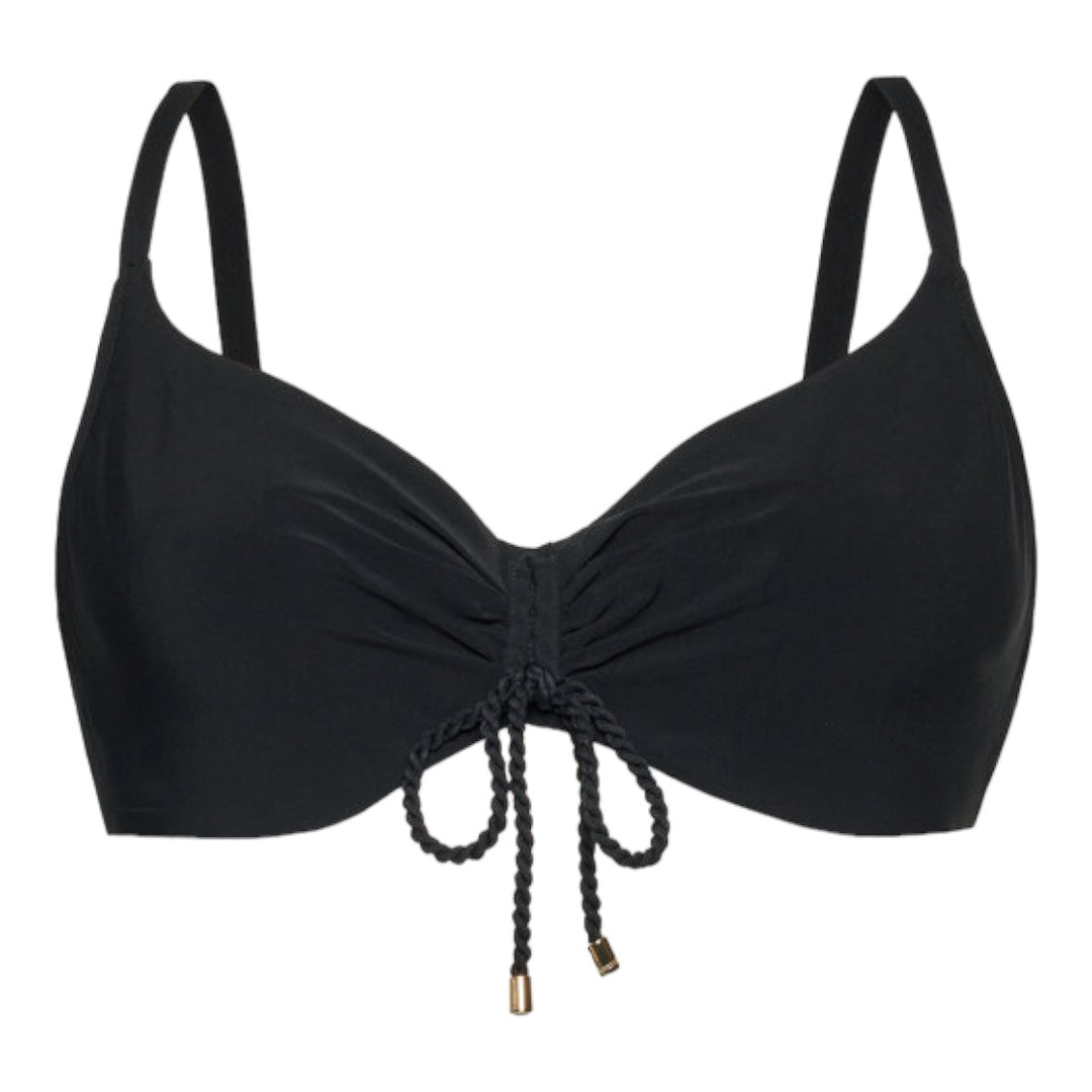 Chantelle Top Bikini Donna Sfoderato Coprente Ferro Nero - C10G10-011