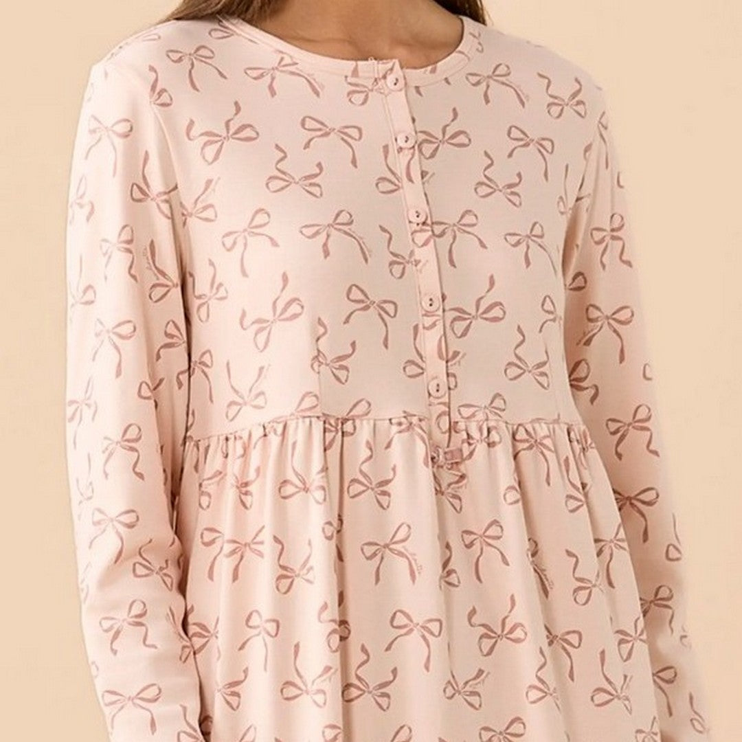Noidinotte Camicia Da Notte Donna Caldo Cotone  - LA003630