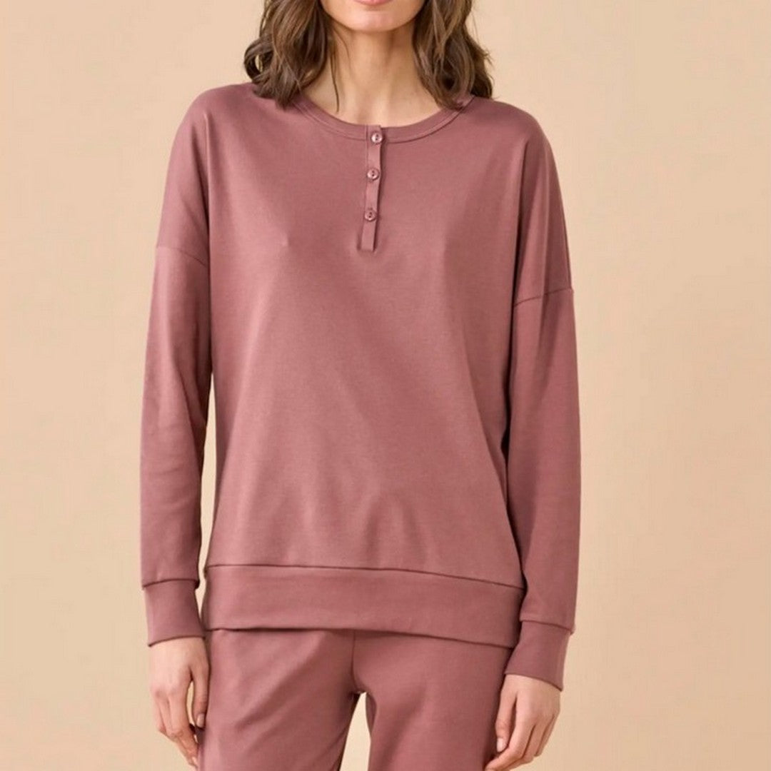 Noidinotte Pigiama 3 Pezzi Donna Caldo Cotone Giacca Eco Pelliccia  - LE001293