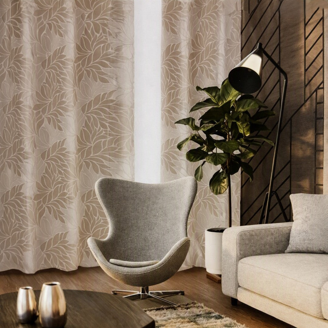 Linea Oro Pannello Tenda Devorè con Borchie Lily ZG0936