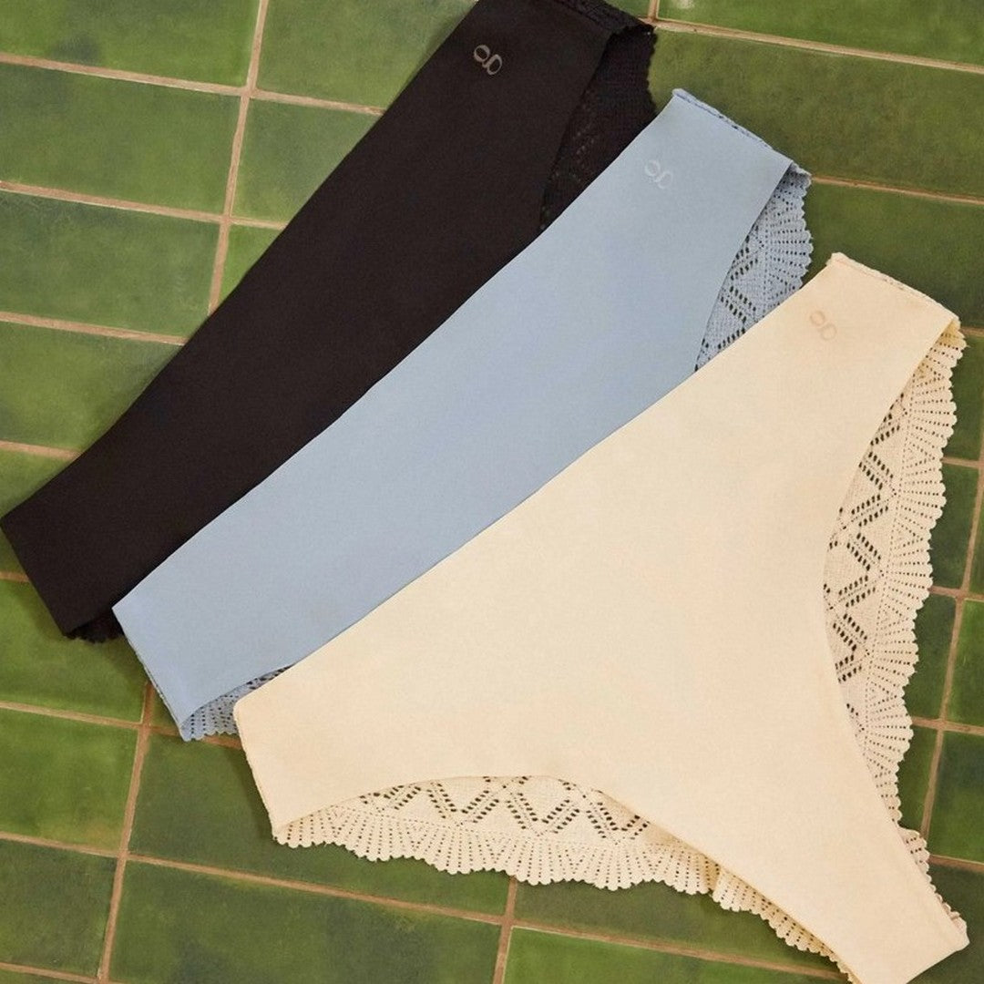 Gisela 3 Pack Brasiliano Donna Microfibra e Pizzo 10184/B