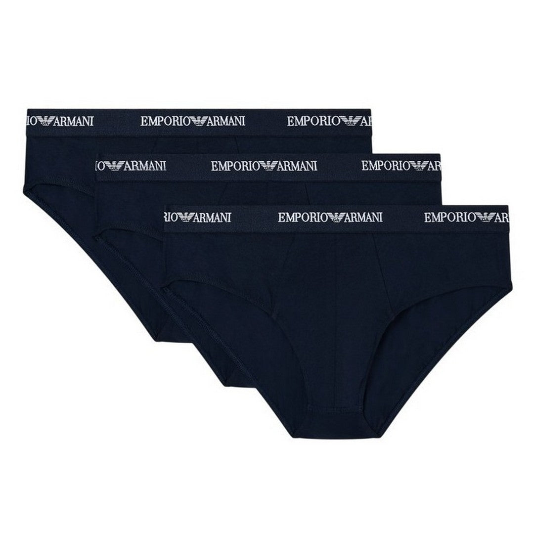Emporio Armani Uomo 3 Pack Slip Jersey Stretch - EM000258 AF14132 MB139