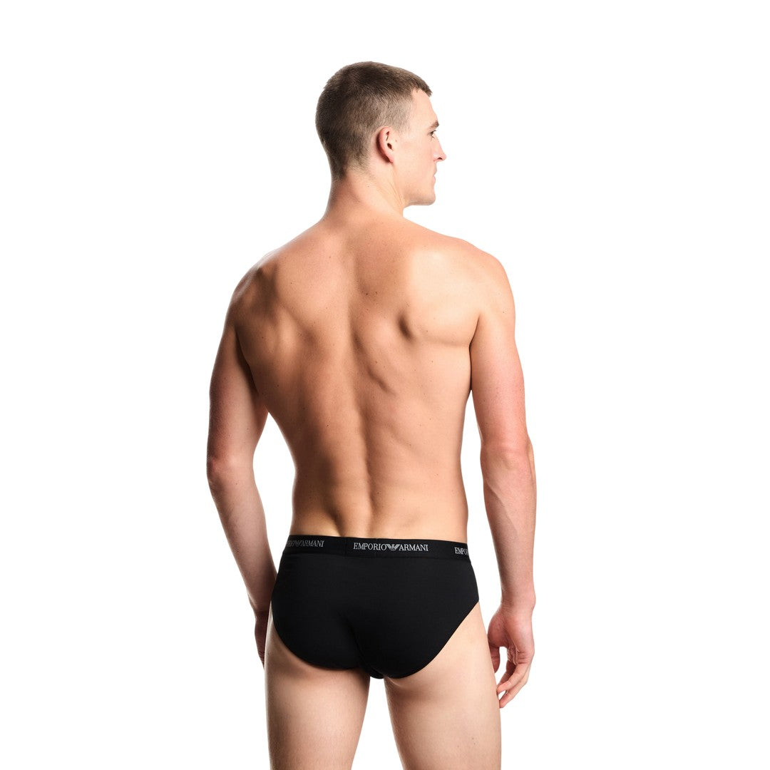 Emporio Armani Uomo 3 Pack Slip Jersey Stretch EM000258 AF14132 MC061