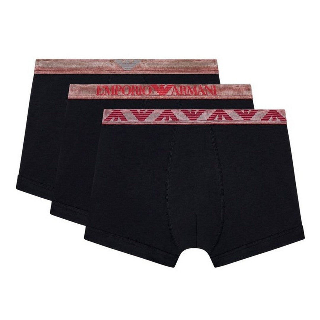 Emporio Armani Uomo 3Pack Boxer Cotone Elastico Lucido - EM000259 AF25020 MC061