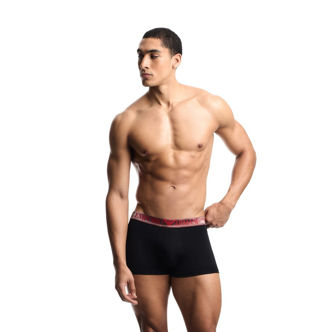 Emporio Armani Uomo 3Pack Boxer Cotone Elastico Lucido - EM000259 AF25020 MC061