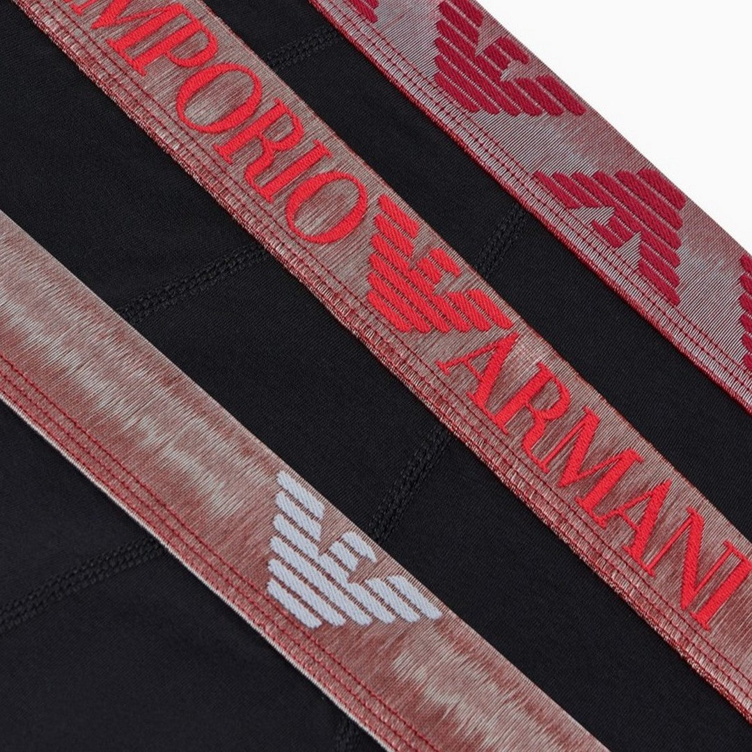 Emporio Armani Uomo 3Pack Boxer Cotone Elastico Lucido - EM000259 AF25020 MC061