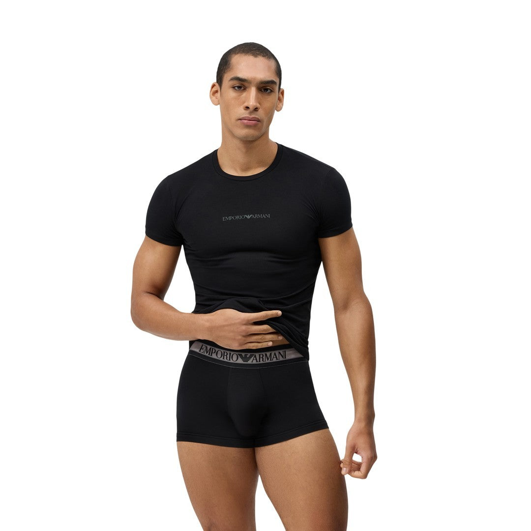 Emporio Armani Uomo  Set T-Shirt + Boxer Cotone Stretch - EM000398 AF25026 UC001