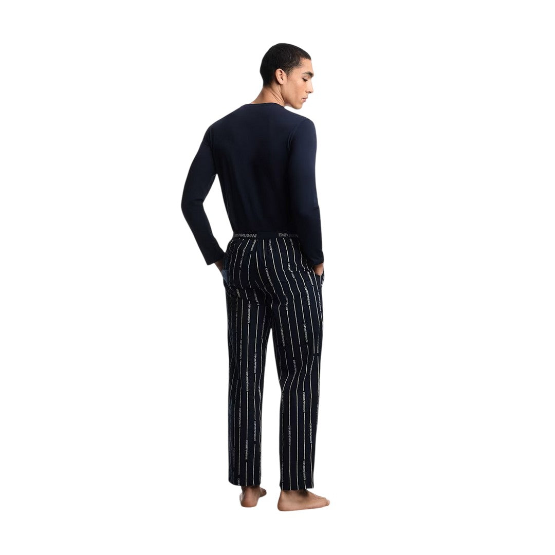 Emporio Armani Uomo Pigiama Lungo in Cotone - EM000614 AF25043 MB683