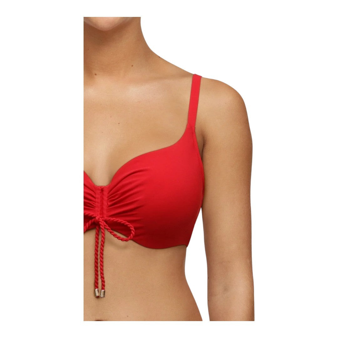 Chantelle Top Bikini Donna Balconcino Memory Rosso - C10G50-08F