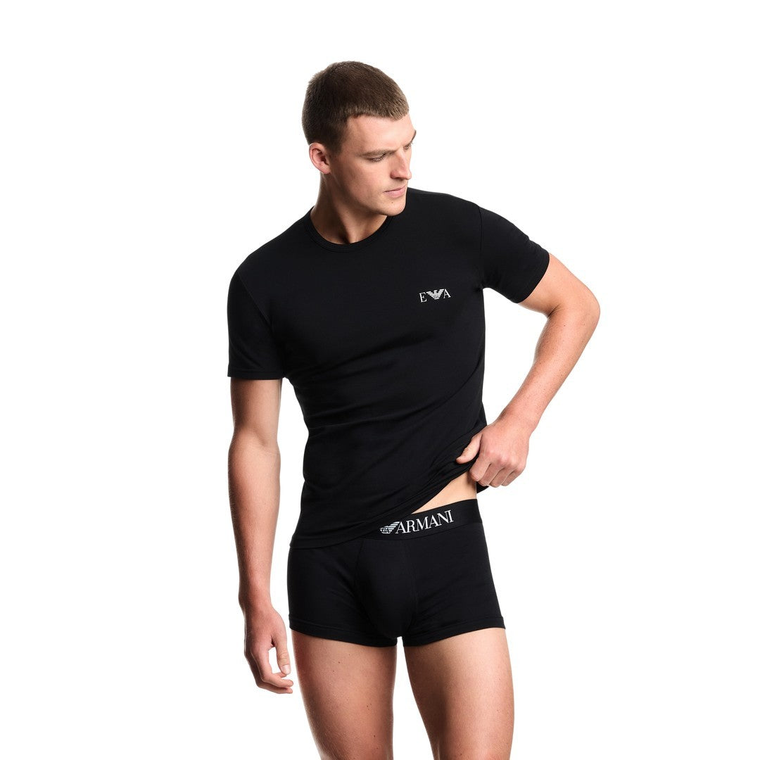 Emporio Armani Uomo 2 Pack T-Shirt Girocollo Stretch - EM001849 AF14131 MC005