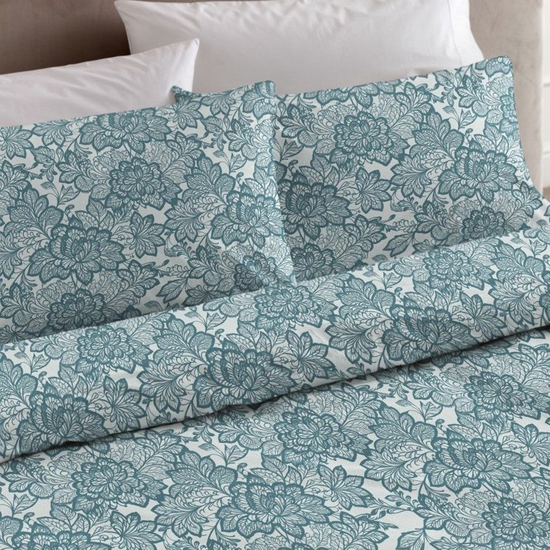 Riviera Riana Completo Letto Soffice Cotone Caldo Stampato Matrimoniale LN1822