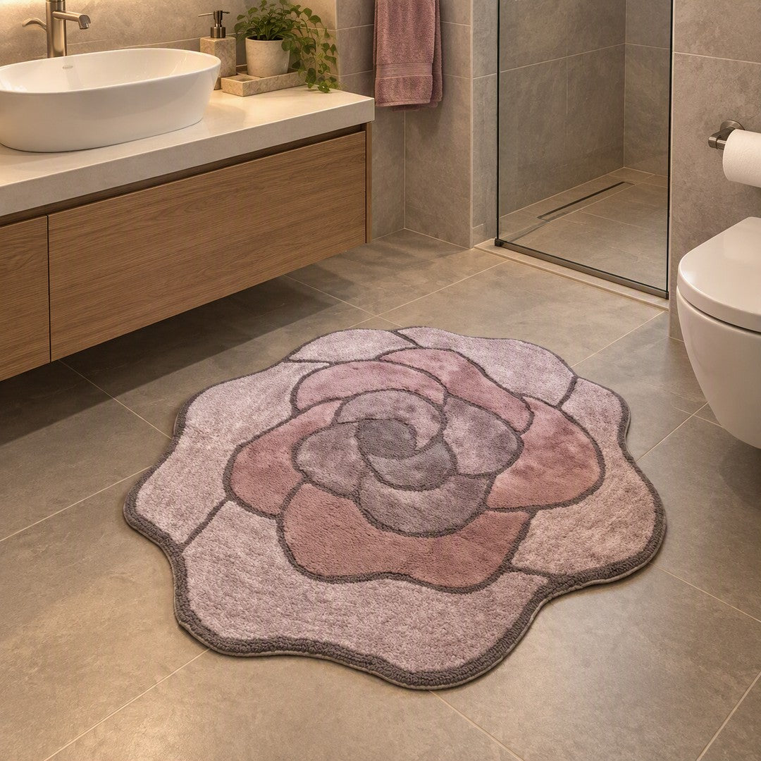 Php Home Philosophy Tappeto Bagno Sagomato Rosa 100x105