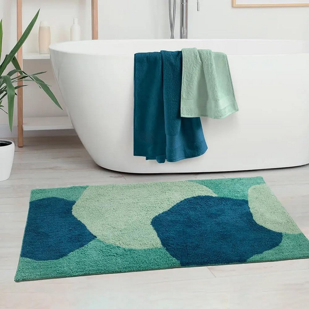Gabel Tappeto Bagno in Cotone Bolle 70x140
