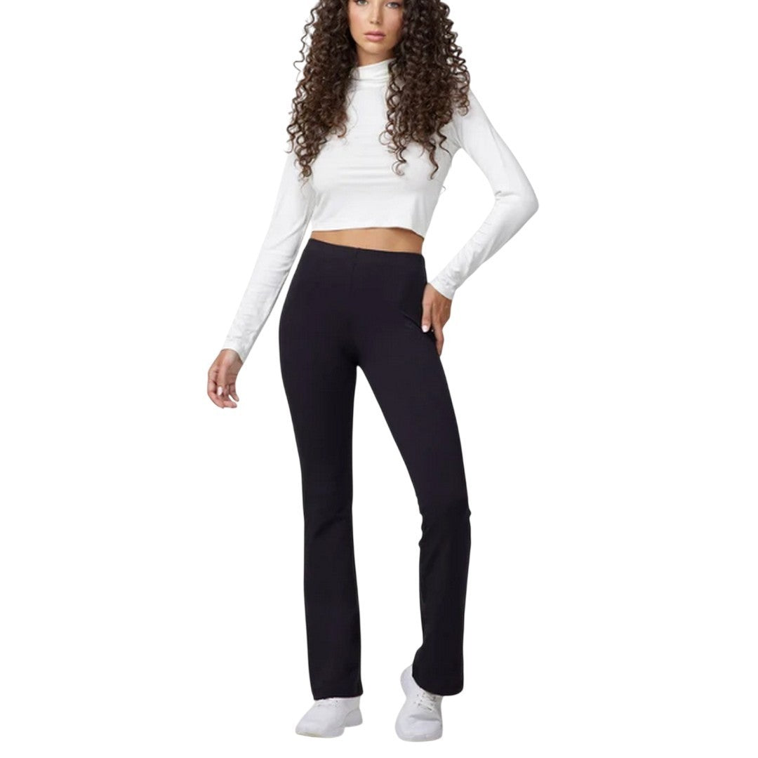 Jadea Pantaleggings Donna a Zampa Cotone Elasticizzato 4195
