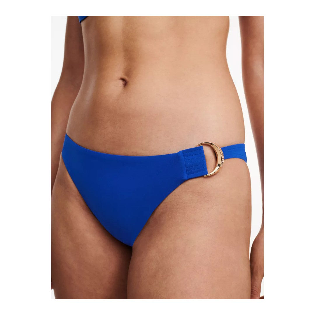 Chantelle Bikini Tanga Donna Applicazione Dorata Deep Blue - C12T90-00K