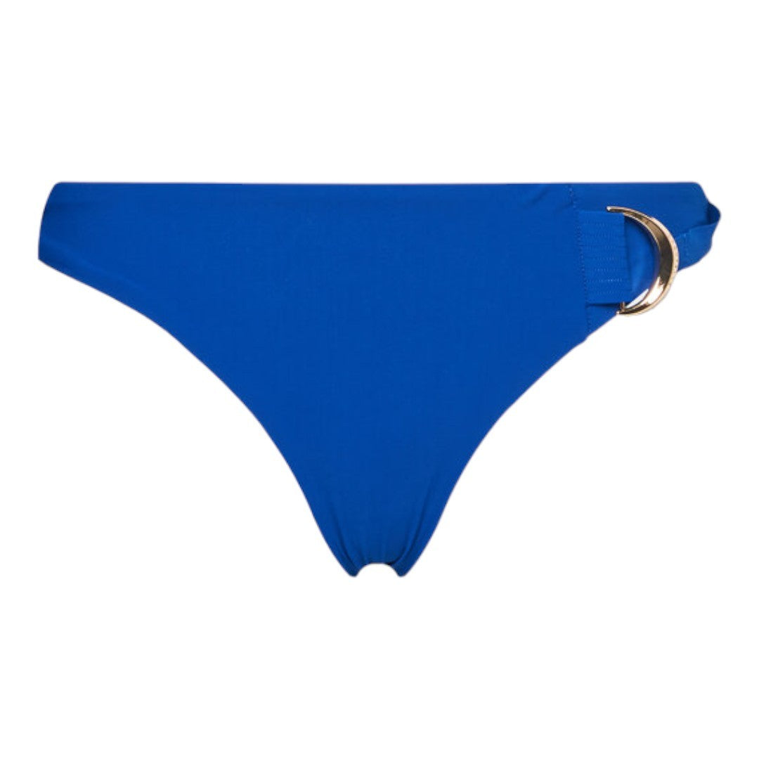 Chantelle Slip Bikini Donna Mini Applicazione Dorata Deep Blue - C12T30-00K