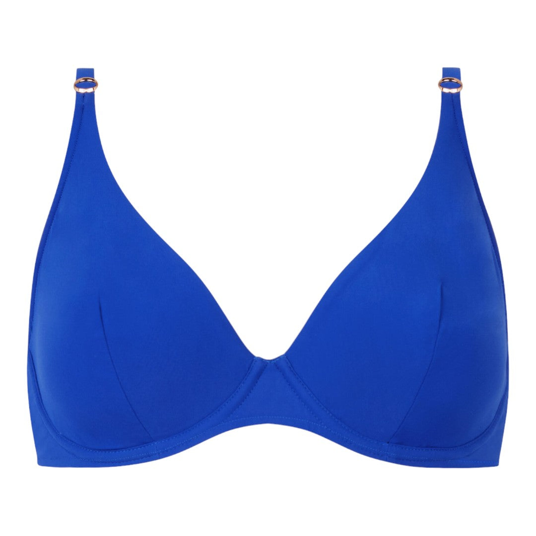 Chantelle Top Bikini Donna Sfoderato Ferro Deep Blue - C12T10-00K