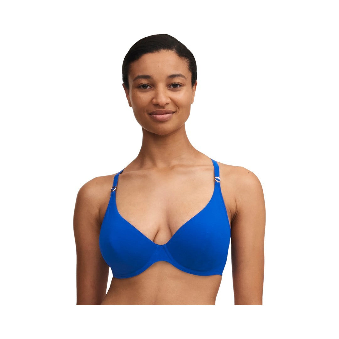 Chantelle Top Bikini Donna Sfoderato Ferro Deep Blue - C12T10-00K