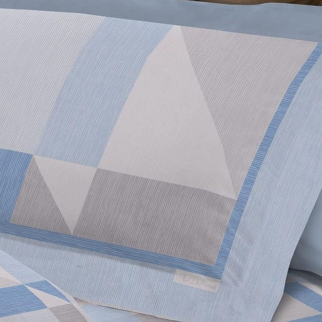 Super Europa Completo Letto Matrimoniale in Flanella di Cotone Atene