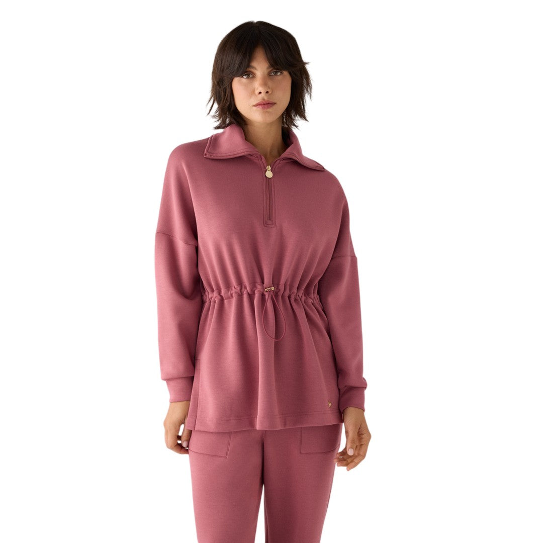 Ysabel Mora Felpa Donna Felpata con Collo Alto e Coulisse - 70741
