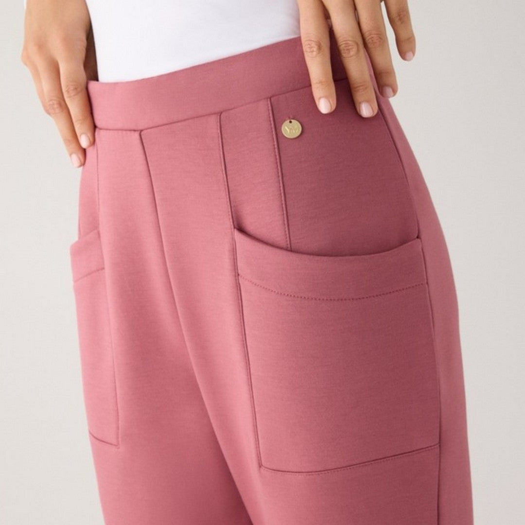Ysabel Mora Pantaloni Donna Slim Fit a Vita Alta con Interno Felpato - 70744