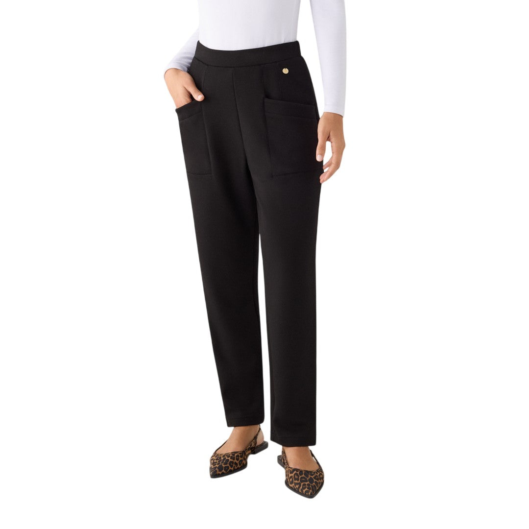 Ysabel Mora Pantaloni Donna Slim Fit a Vita Alta con Interno Felpato - 70744