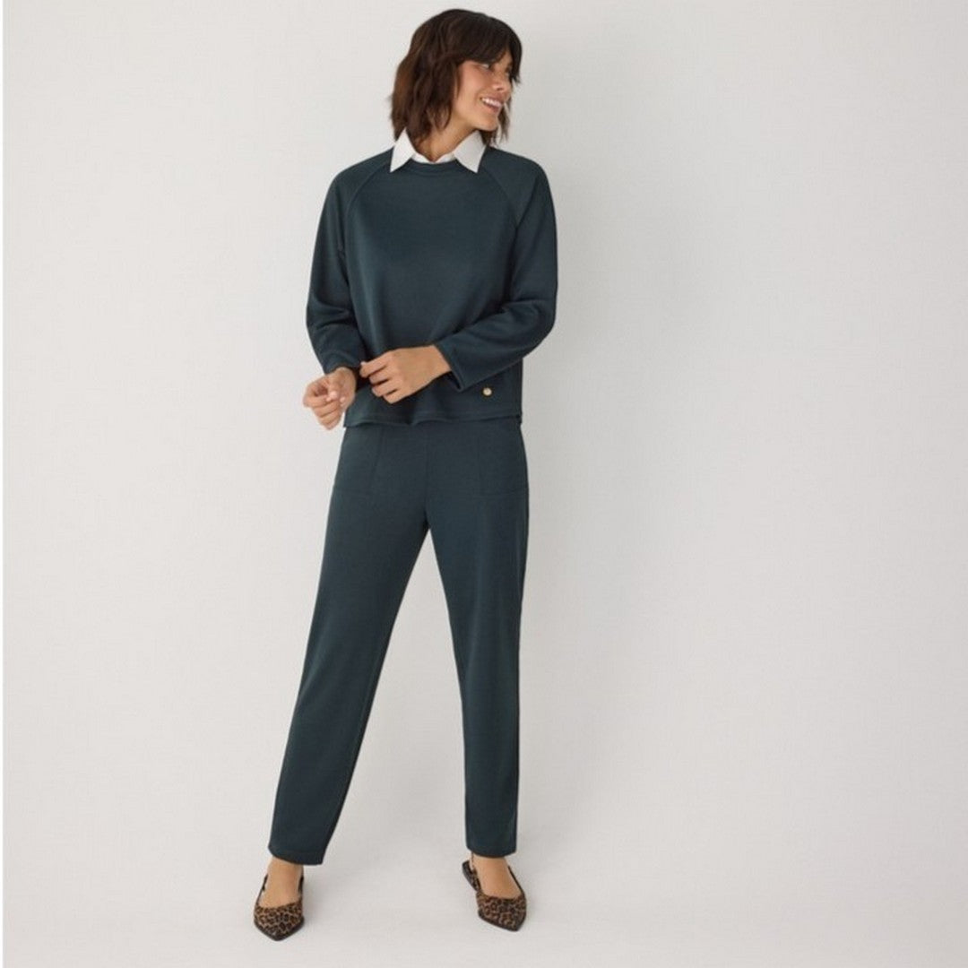 Ysabel Mora Maglione Donna in Piqué con Collo Alto - 70750