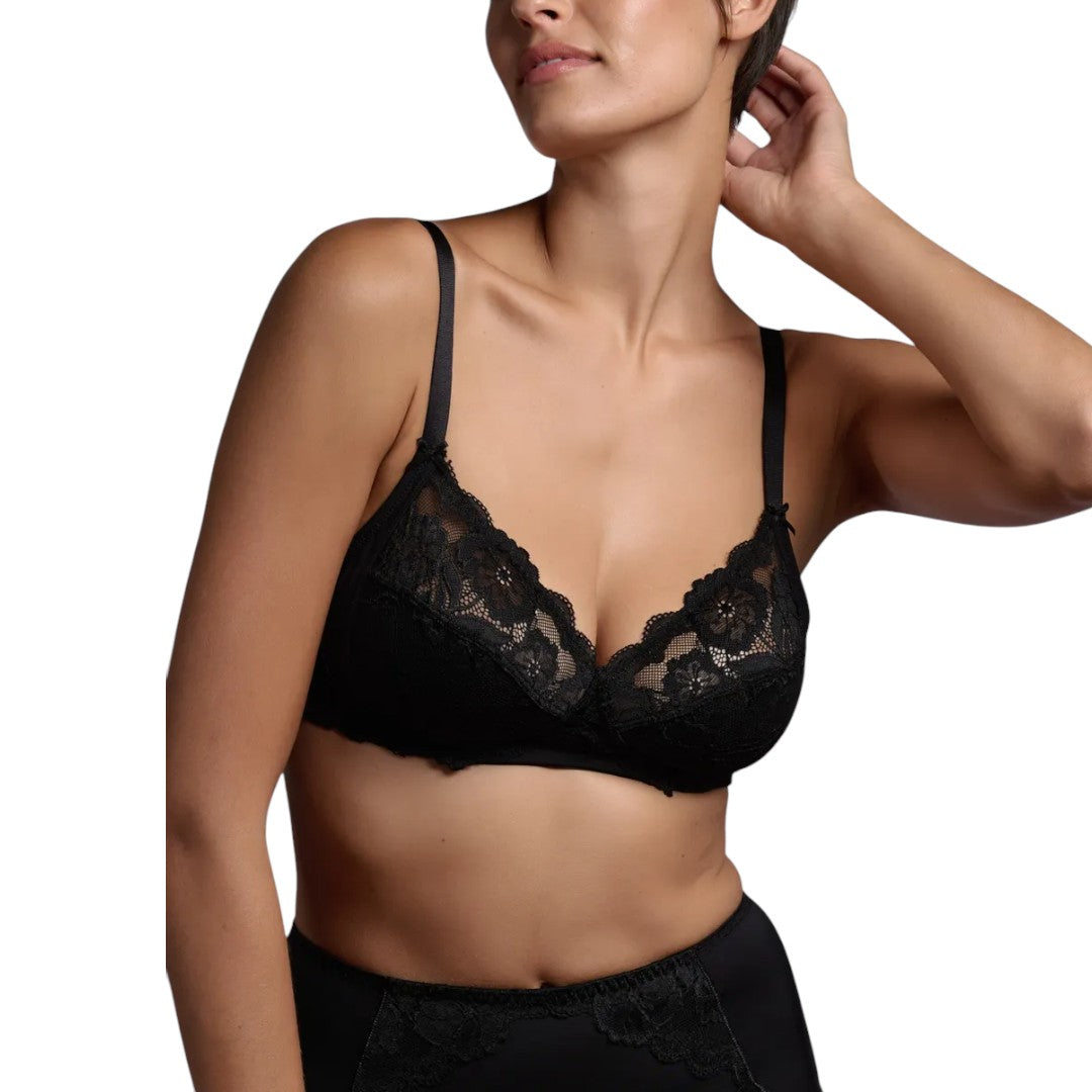 Lepel Reggiseno Donna senza ferretto 250 Belseno Pizzo Nero
