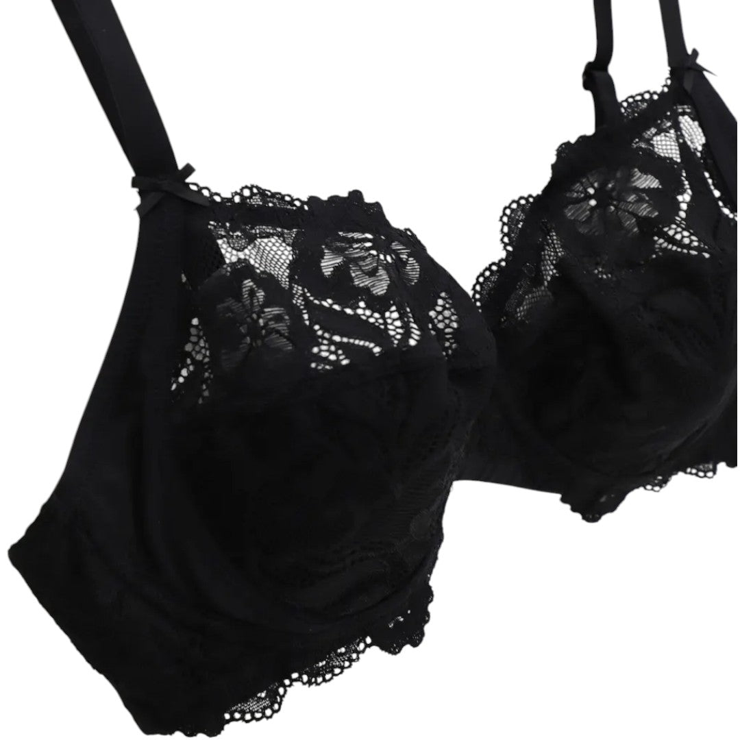 Lepel Reggiseno Donna senza ferretto 250 Belseno Pizzo Nero