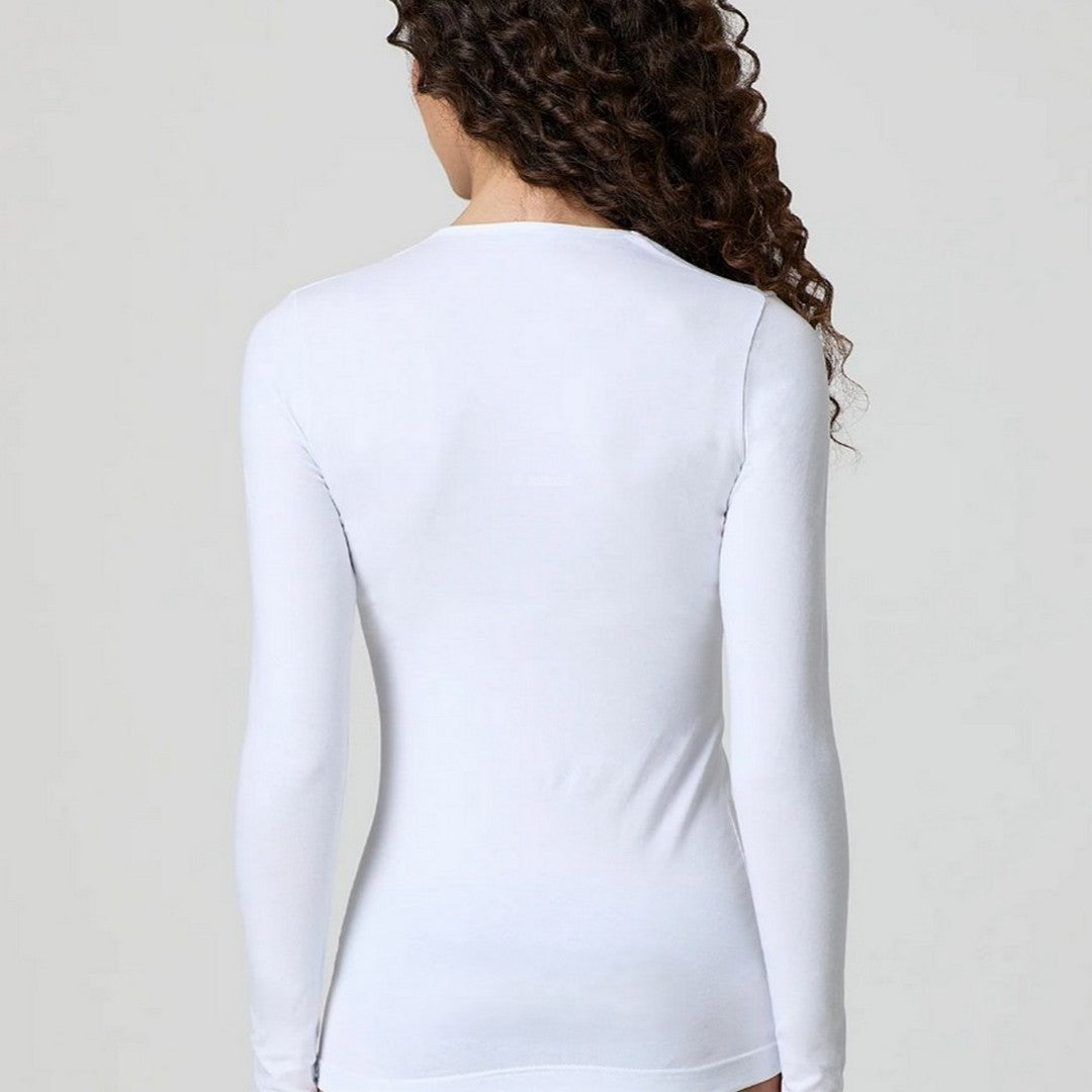 Jadea Maglia Donna Girocollo Cotone Elastico