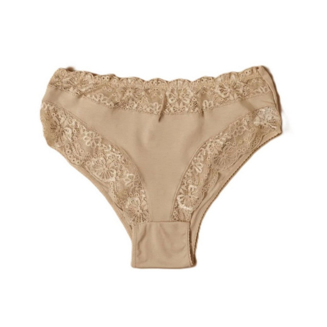 Jadea Slip Donna in cotone modal e pizzo