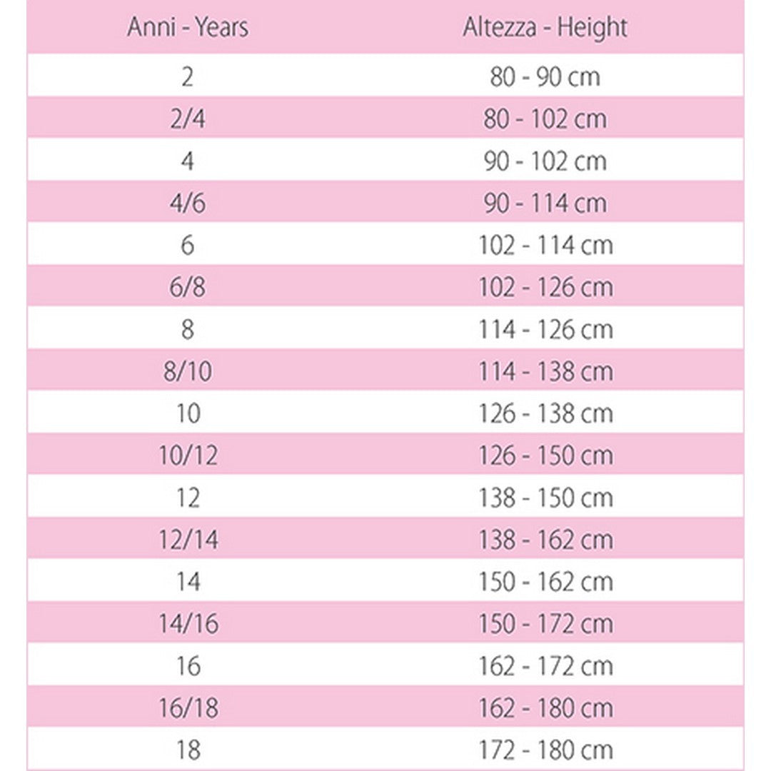 Aquilone Collant bambina in microfibra 3D 60 denari per danza