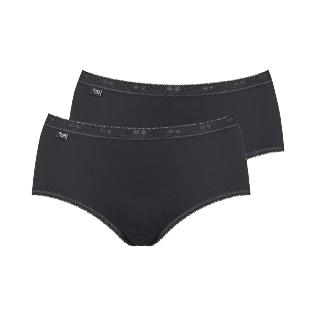 Sloggi 2pack Slip Donna Nero -