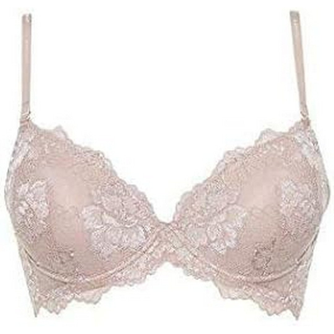 Lormar Reggiseno Donna Balconcino Prestige in Pizzo ferretto Noisette