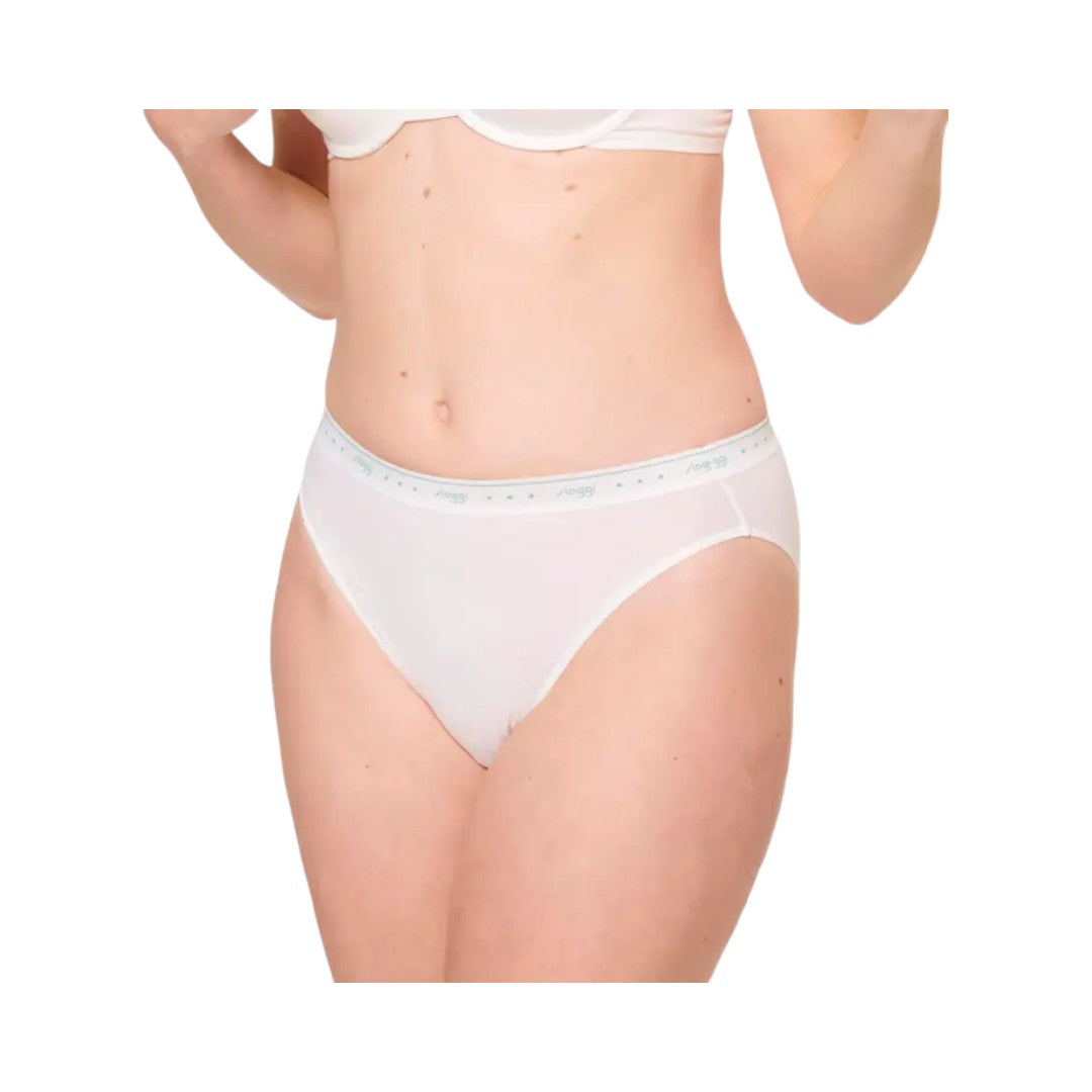 Sloggi 2pack Slip Tai Donna Bianco -