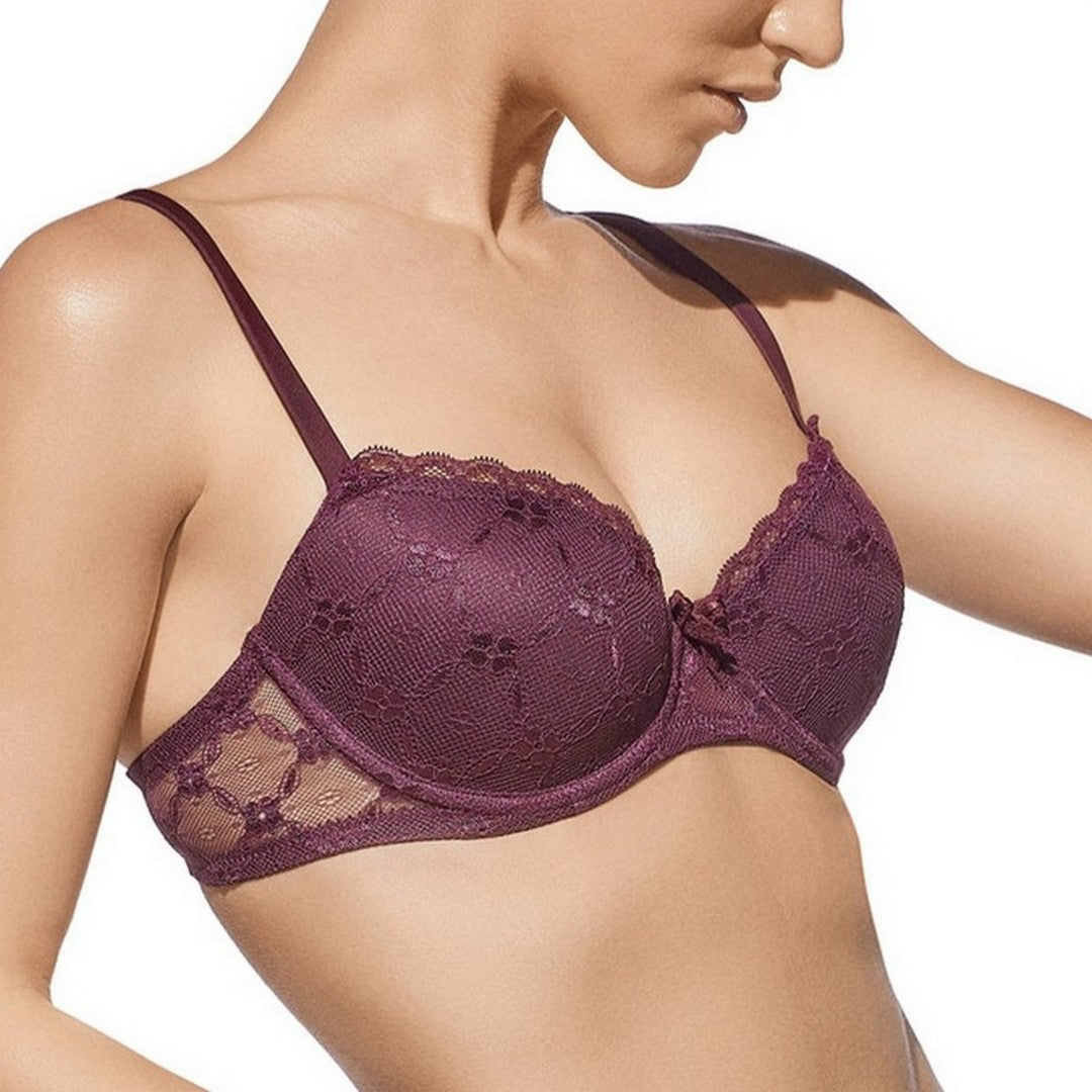 Selene Reggiseno Donna con Ferretto e Coppa Ricamata Brigitte