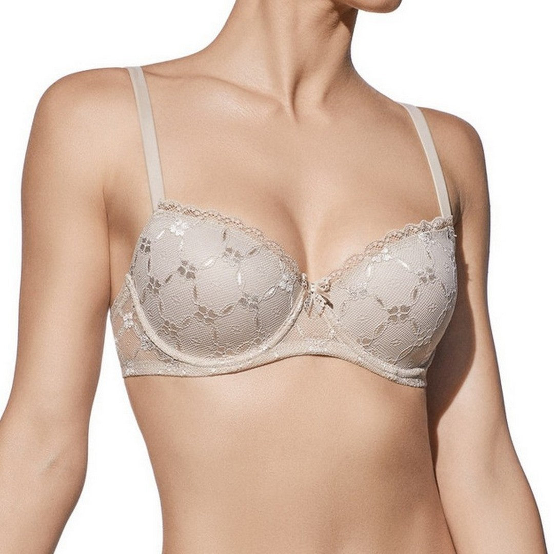 Selene Reggiseno Donna con Ferretto e Coppa Ricamata Brigitte