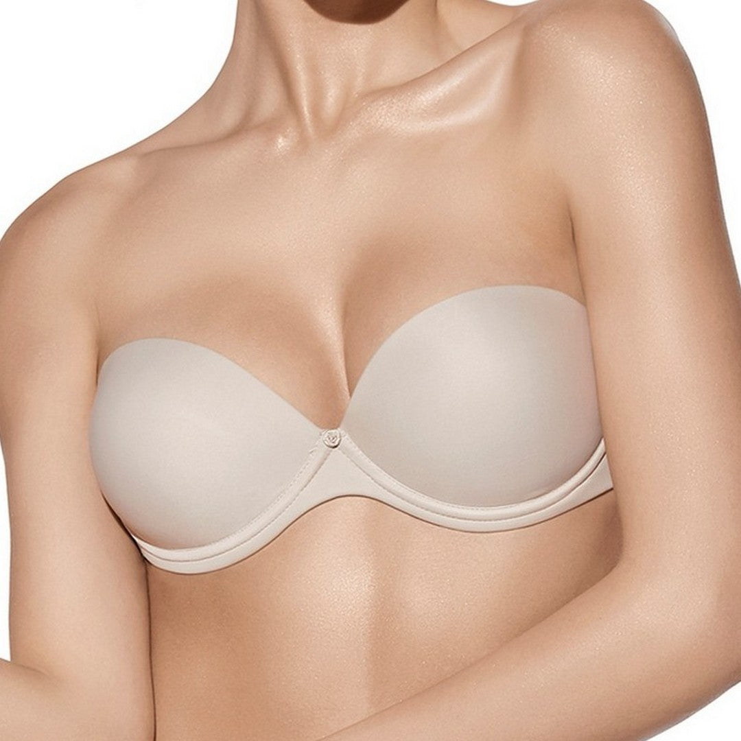 Selene Reggiseno Donna Fascia con Coppe Doppio Push-up Carlota