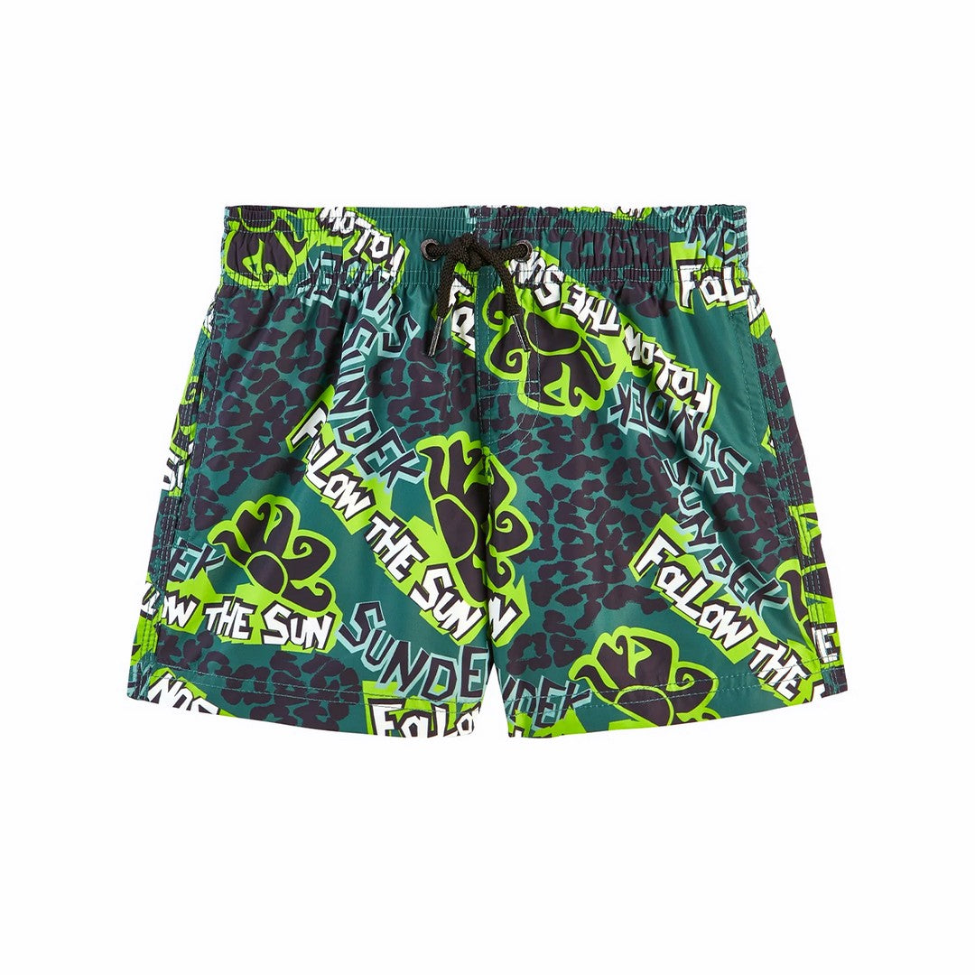 Sundek Costume Bambino Printed Boardshort - B633BDRT4TG-A16TG