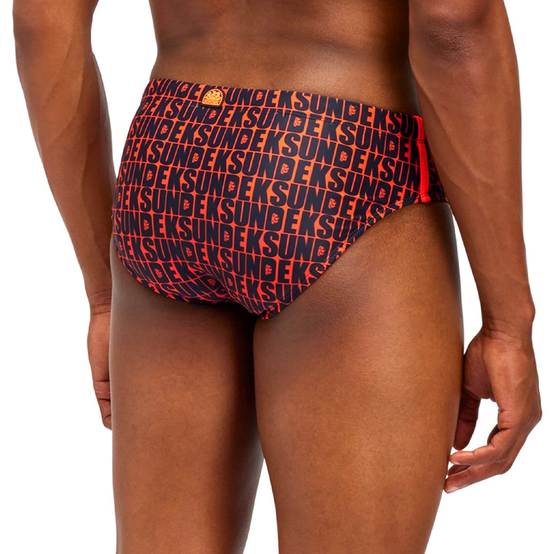 Sundek Slip Mare Uomo August Printed Brief - M274SSL41OP-047OP