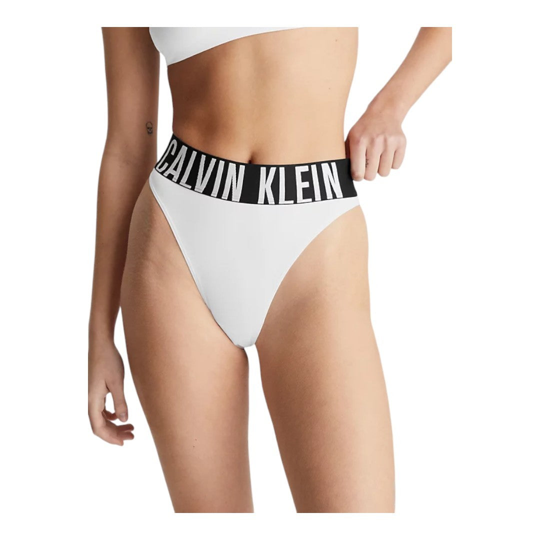 Calvin Klein Underwear Donna Tanga Sgambato - Intense Power - 000QF7639E-100