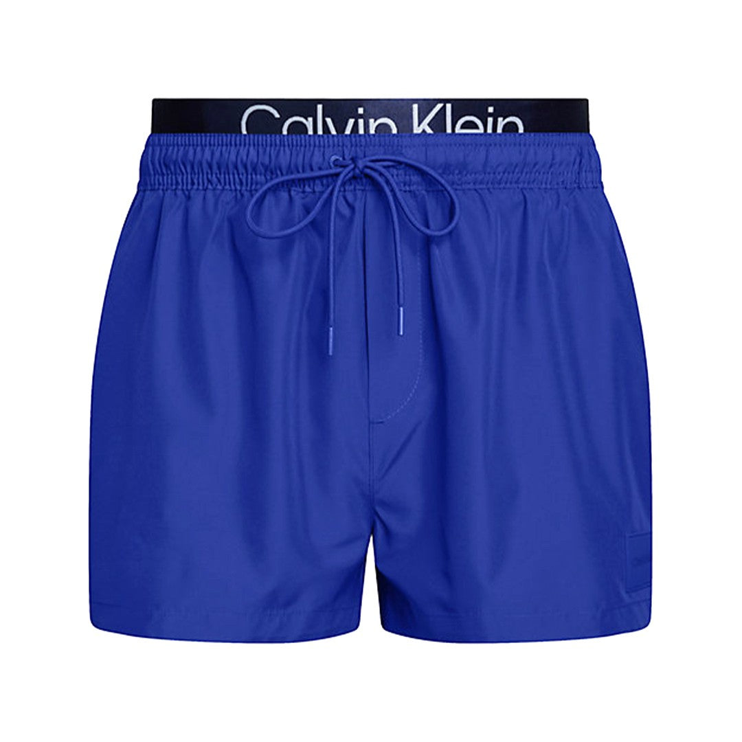 Calvin Klein Costume Uomo Beachwear Short Double Waistband - KM0KM00947-C7N