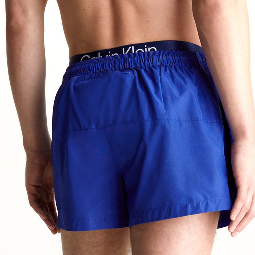 Calvin Klein Costume Uomo Beachwear Short Double Waistband - KM0KM00947-C7N